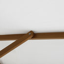 Ombrellone da Giardino Ø2,5x2,3 m Palo Ø38 mm in Bambù Bianco