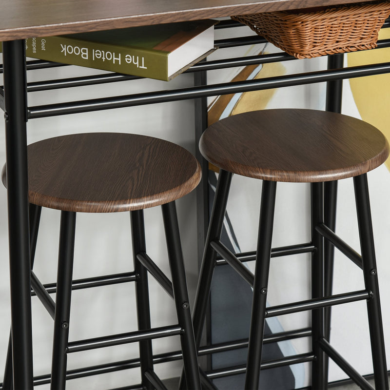 Set tavolo da bar con sgabelli da bar, set tavolo da bar da 3 pezzi, tavolo da pranzo con 2 sgabelli da bar, set, acciaio, bianco, nero | Leroy Merlin Set tavolo da bar con sgabelli da bar, set tavolo da bar da 3 pezzi, tavolo da pranzo con 2 sgabelli da bar, set, acciaio, bianco, nero | Leroy Merlin