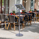 Espositore da Terra per Menù in Alluminio   Argento