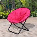 Sedia da Campeggio Pieghevole Imbottita 80x80x75 cm  Rosa