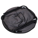 Sedia da Campeggio Pieghevole Imbottita 80x80x75 cm  Grigio