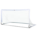 Porta da Calcio Portatile con Rete 186x90x89 cm  Bianca