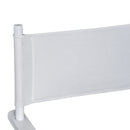 Sedia da Regista Pieghevole in Legno di Faggio 56x46x88 cm  Bianco