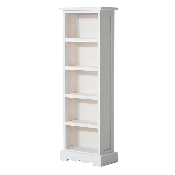 Libreria 5 Ripiani in Legno 30x17x90 cm Bianco sconto