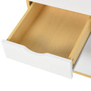 Cassettiera per Ufficio 35x40x65,5 cm con Ruote 3 Cassetti  