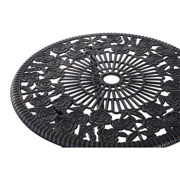 prezzo Set Tavolino e 2 Sedie Pieghevoli da Giardino in Alluminio   Bronzo