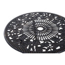 Set Tavolino e 2 Sedie Pieghevoli da Giardino in Alluminio   Bronzo