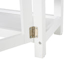 Consolle Allungabile con Cassetti 150x80x74 cm  Bianco