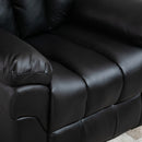 Poltrona Alzapersona Elettrica 1 Motore 96x93x105 cm  in Similpelle Nera