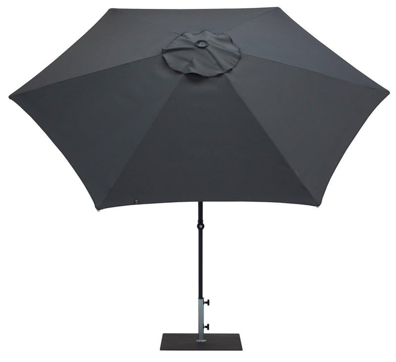 Ombrellone da Giardino Ø3 m Palo Ø38 mm in Alluminio Tessuto Poliestere Trend Antracite