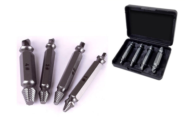 Kit 4 estrattori in acciaio da Trapano Avvitatore per viti bulloni danneggiati prezzo