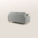Divano Letto 3 Posti 180x94x97 cm in Tessuto Grigio Chiaro