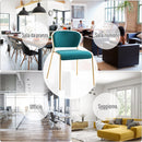 Set 4 Sedie in Metallo e Poliestere  Verde