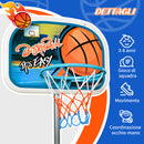 Set Canestro per Bambini con Palla da Basket e Pompa Gonfiaggio 