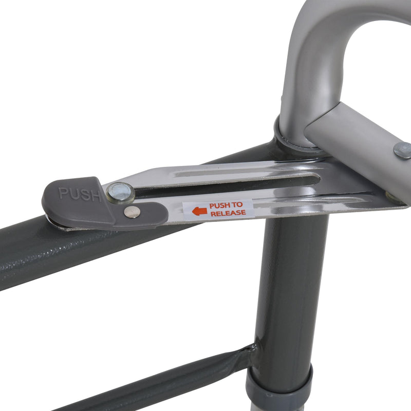 Deambulatore Pieghevole in Alluminio con Ruote 