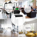 Set 4 Sedie in Metallo e Poliestere  Nere