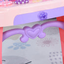 Postazione Trucco Specchiera Giocattolo per Bambini con Sgabello   Rosa
