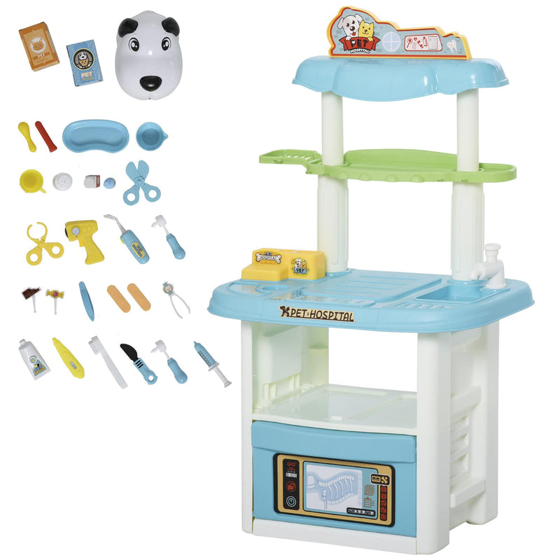Set Dentista Veterinario Giocattolo per Bambini con 43 Accessori 