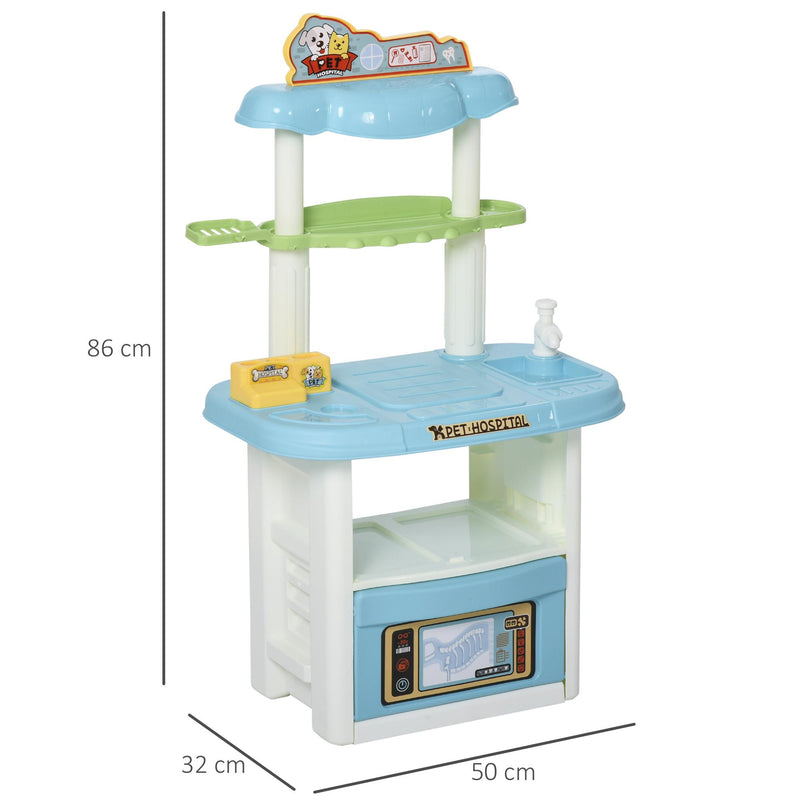 Set Dentista Veterinario Giocattolo per Bambini con 43 Accessori 