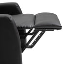 Poltrona Alzapersona Elettrica 1 Motore in Similpelle  Nera