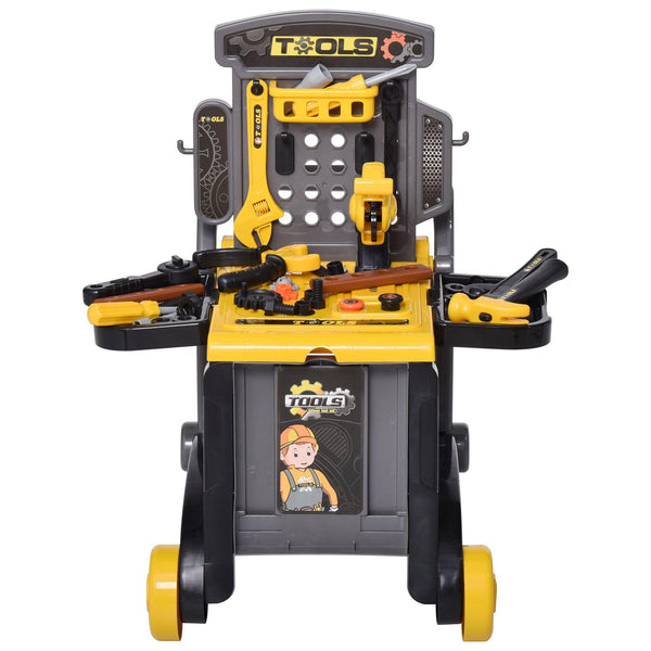 online Banco da Lavoro con 60 Attrezzi per Bambini   Giallo e Nero