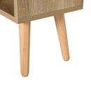 Libreria 5 Ripiani con Cassetto 60x24x86,8 cm in Truciolato  Rovere e Blu