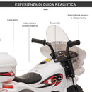 Moto Elettrica Police per Bambini 6V   Bianca