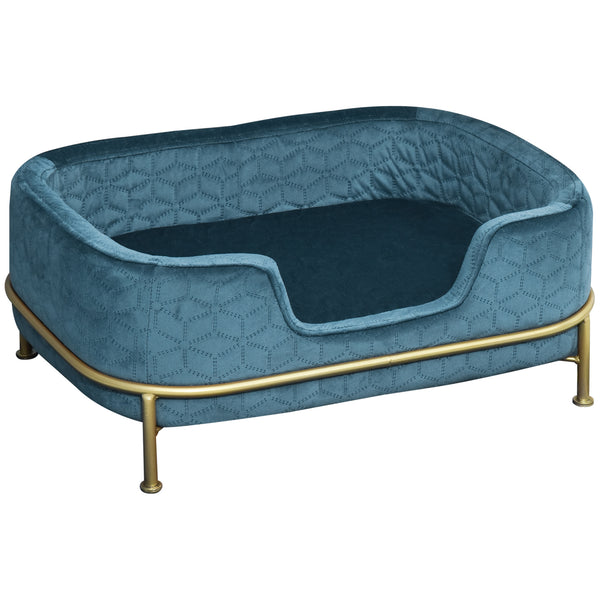 online Cuccia Rialzata per Gatti e Cani 63,5x43x24,5 cm Blu