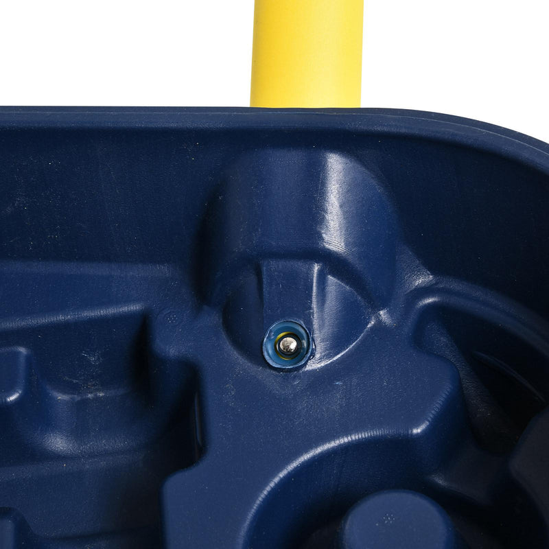 Set da Badminton Tennis Portatile per Adulti e Bambini con Racchette e Accessori  Giallo e Blu