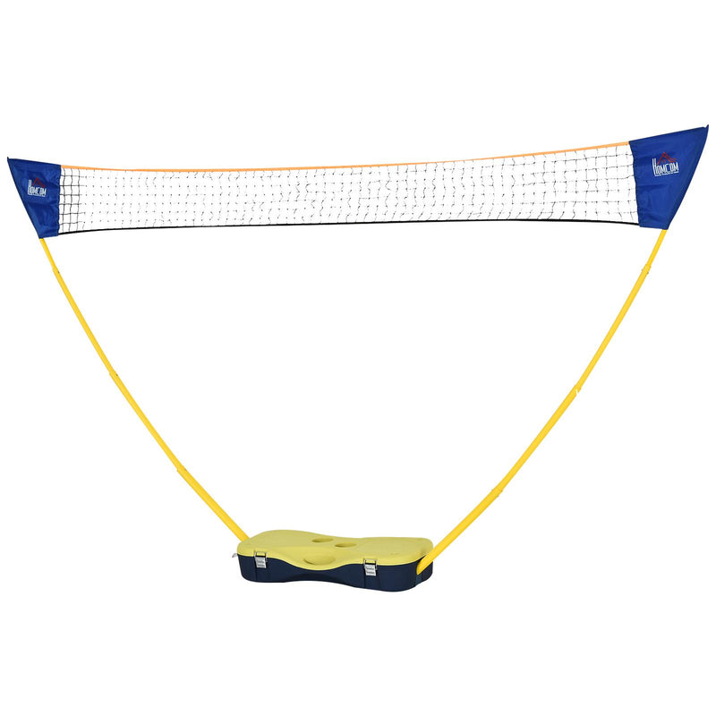 Set da Badminton Tennis Portatile per Adulti e Bambini con Racchette e Accessori  Giallo e Blu