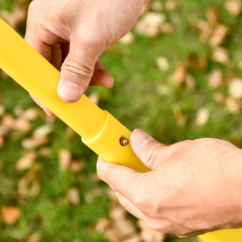 Set da Badminton Tennis Portatile per Adulti e Bambini con Racchette e Accessori  Giallo e Blu