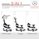Macchina a Spinta per Bambini con Licenza Mercedes C63 AMG Push Car Bianca