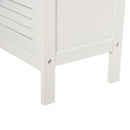 Mobiletto Bagno 2 Ripiani 2 Ante 60x30x81,6 cm in MDF  Bianco