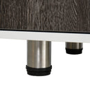 Libreria Mobiletto 5 Ripiani 2 Ante 80x40x96 cm in Truciolare  Bianco