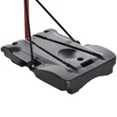 Canestro da Basket da Esterno con Supporto e Altezza Regolabile in Acciaio  