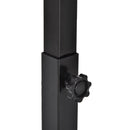 Canestro da Basket da Esterno con Supporto e Altezza Regolabile in Acciaio  