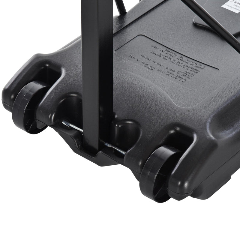 Canestro da Basket da Esterno con Supporto e Altezza Regolabile in Acciaio  