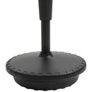 Sgabello con Seduta a Sella di Cavallo 38x38x65,5-83,5 cm  Rossa