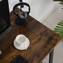 Scrivania da Ufficio Porta PC 120x60x74,5 cm in Acciaio  Nera