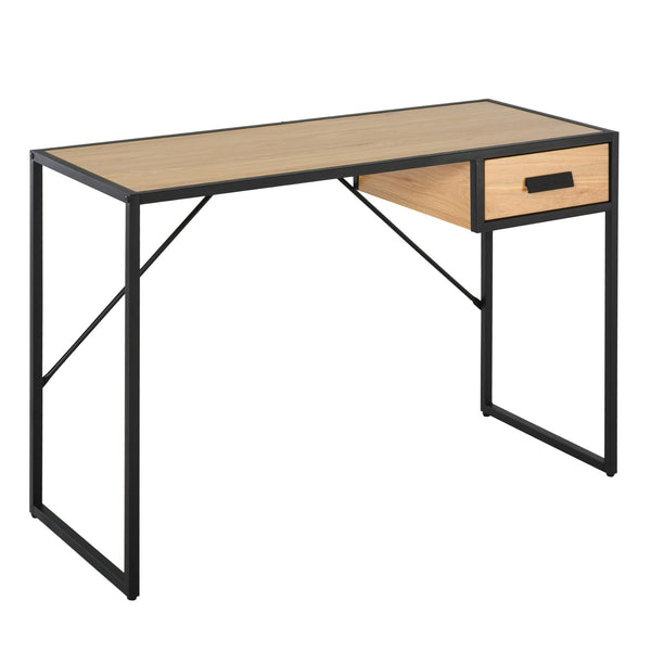 prezzo Scrivania da Ufficio Porta PC 1 Cassetto 110x45x76 cm in Acciaio