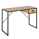 Scrivania da Ufficio Porta PC 1 Cassetto 110x45x76 cm in Acciaio 