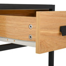 Scrivania da Ufficio Porta PC 1 Cassetto 110x45x76 cm in Acciaio 