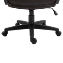 Sedia Poltrona Direzionale da Ufficio in Similpelle  Marrone Scuro