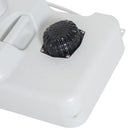 Lavabo Portatile da Campeggio 24L 83x50x103 cm con Ruote in HDPE  Grigio Chiaro