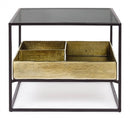 Tavolino 62x62x50h cm con Contenitore Mavila
