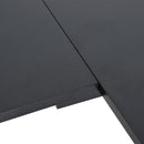 Scrivania da Ufficio Angolare 155x130x76 cm in Legno  Nera