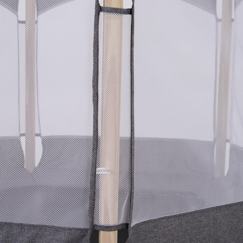 Trampolino Tappeto Elastico per Bambini 126x109x98 cm  Grigio