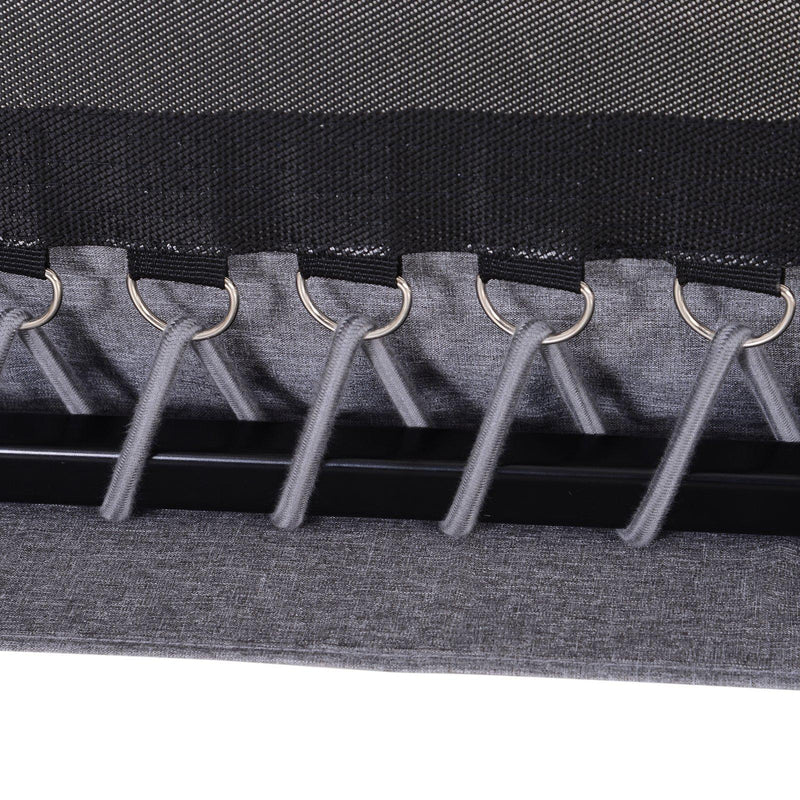 Trampolino Tappeto Elastico per Bambini 126x109x98 cm  Grigio