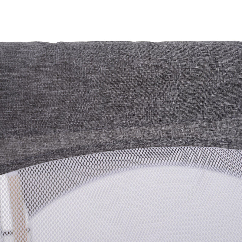 Trampolino Tappeto Elastico per Bambini 126x109x98 cm  Grigio