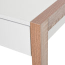 Scrivania da Ufficio 120x60x75 cm in Legno e Vetro 